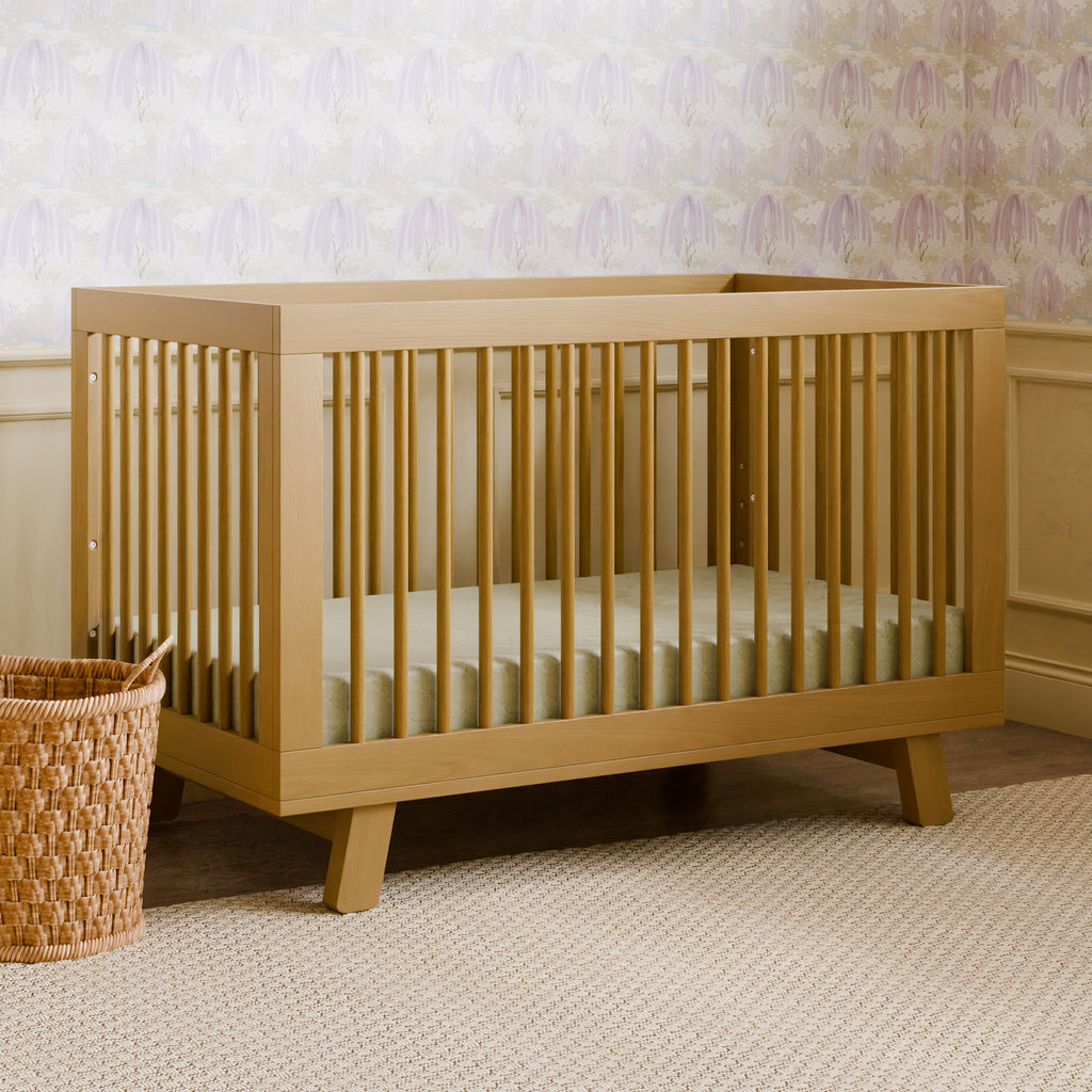 Hudson 3-in-1 Convertible Crib with Toddler Bed Conversion Kit
