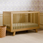 Hudson 3-in-1 Convertible Crib with Toddler Bed Conversion Kit