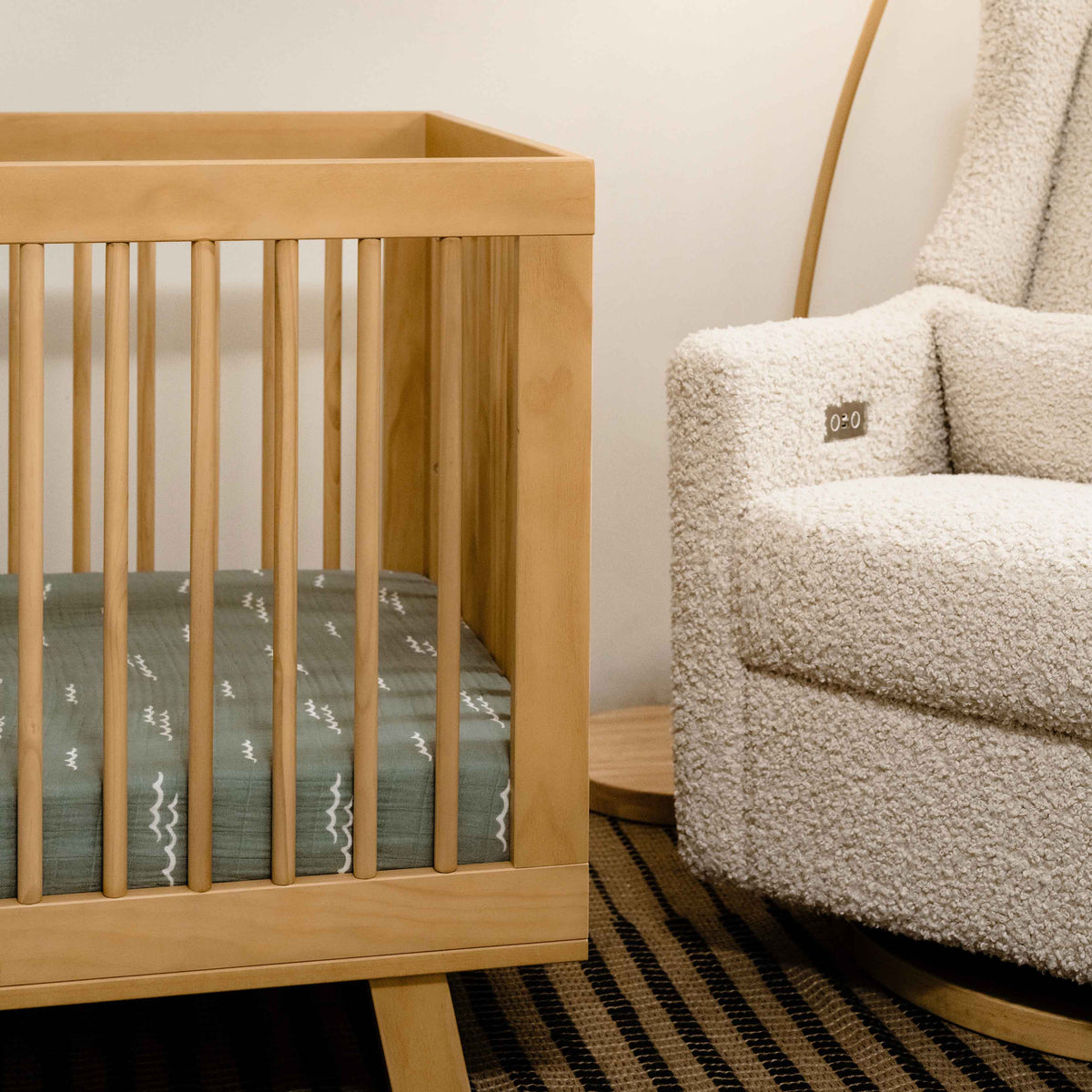 Hudson 3-in-1 Convertible Crib with Toddler Bed Conversion Kit