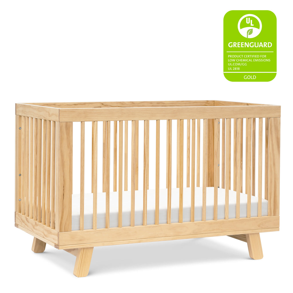 Hudson 3-in-1 Convertible Crib with Toddler Bed Conversion Kit