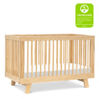 Hudson 3-in-1 Convertible Crib with Toddler Bed Conversion Kit