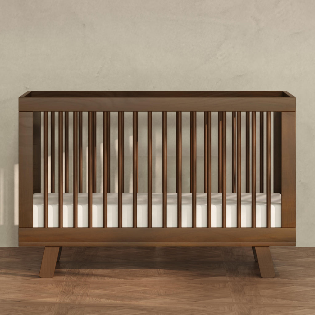 Hudson 3-in-1 Convertible Crib with Toddler Bed Conversion Kit