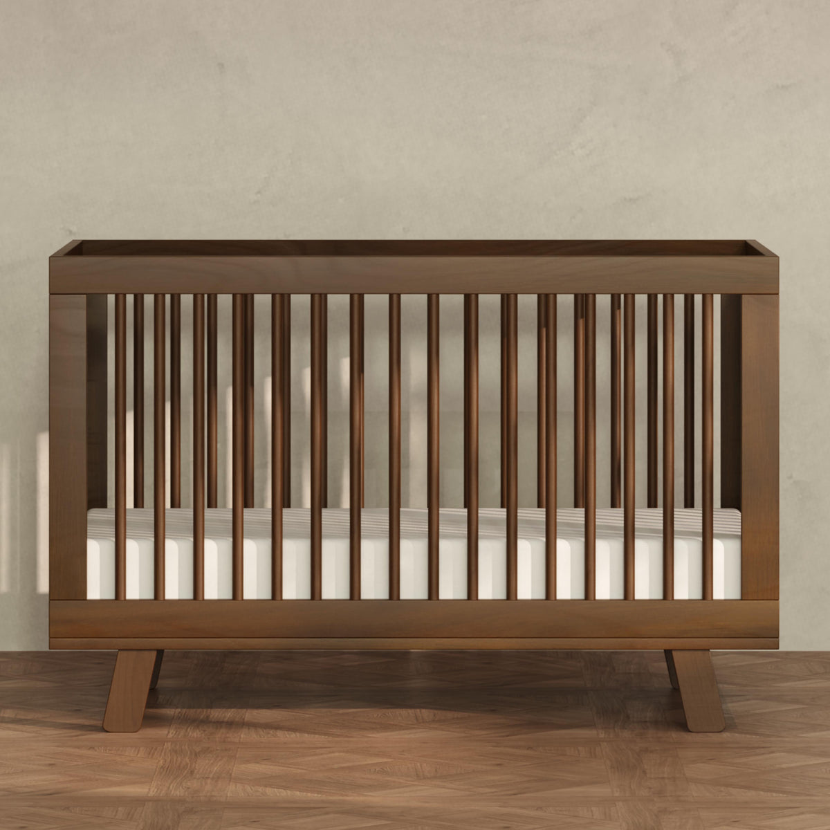 Hudson 3-in-1 Convertible Crib with Toddler Bed Conversion Kit