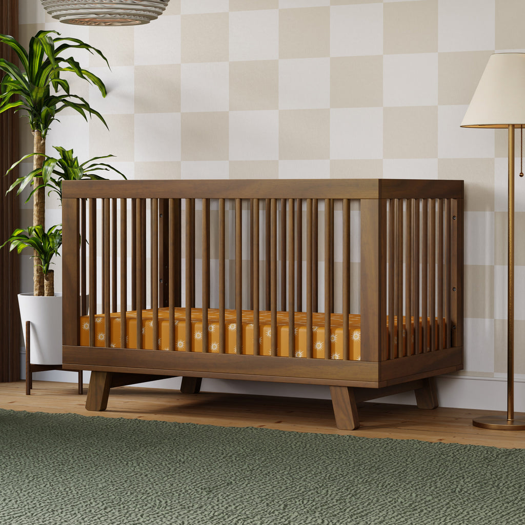 Hudson 3-in-1 Convertible Crib with Toddler Bed Conversion Kit