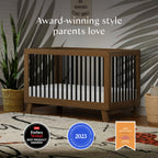 Hudson 3-in-1 Convertible Crib with Toddler Bed Conversion Kit