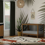 Hudson 3-in-1 Convertible Crib with Toddler Bed Conversion Kit