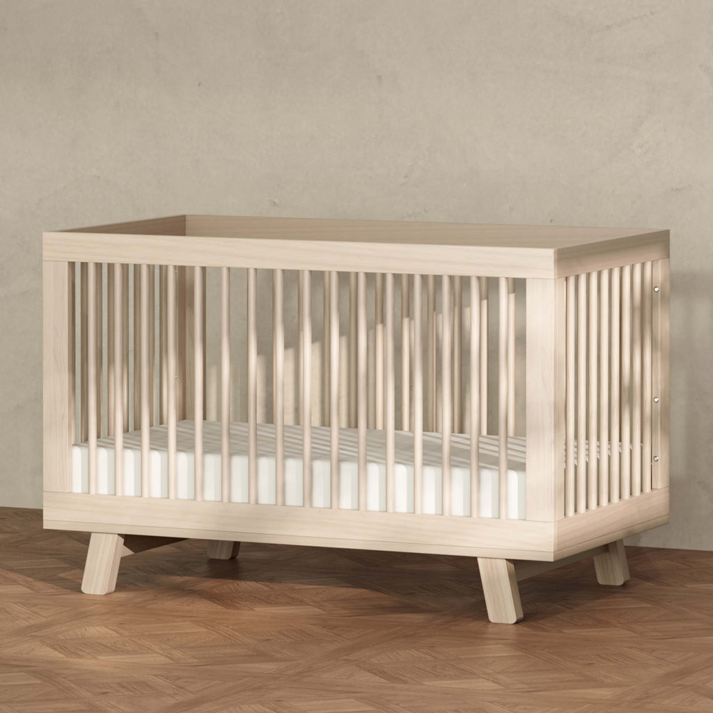 Hudson 3-in-1 Convertible Crib with Toddler Bed Conversion Kit