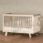 Hudson 3-in-1 Convertible Crib with Toddler Bed Conversion Kit