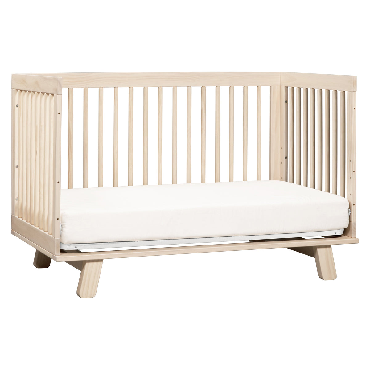 Hudson 3-in-1 Convertible Crib with Toddler Bed Conversion Kit