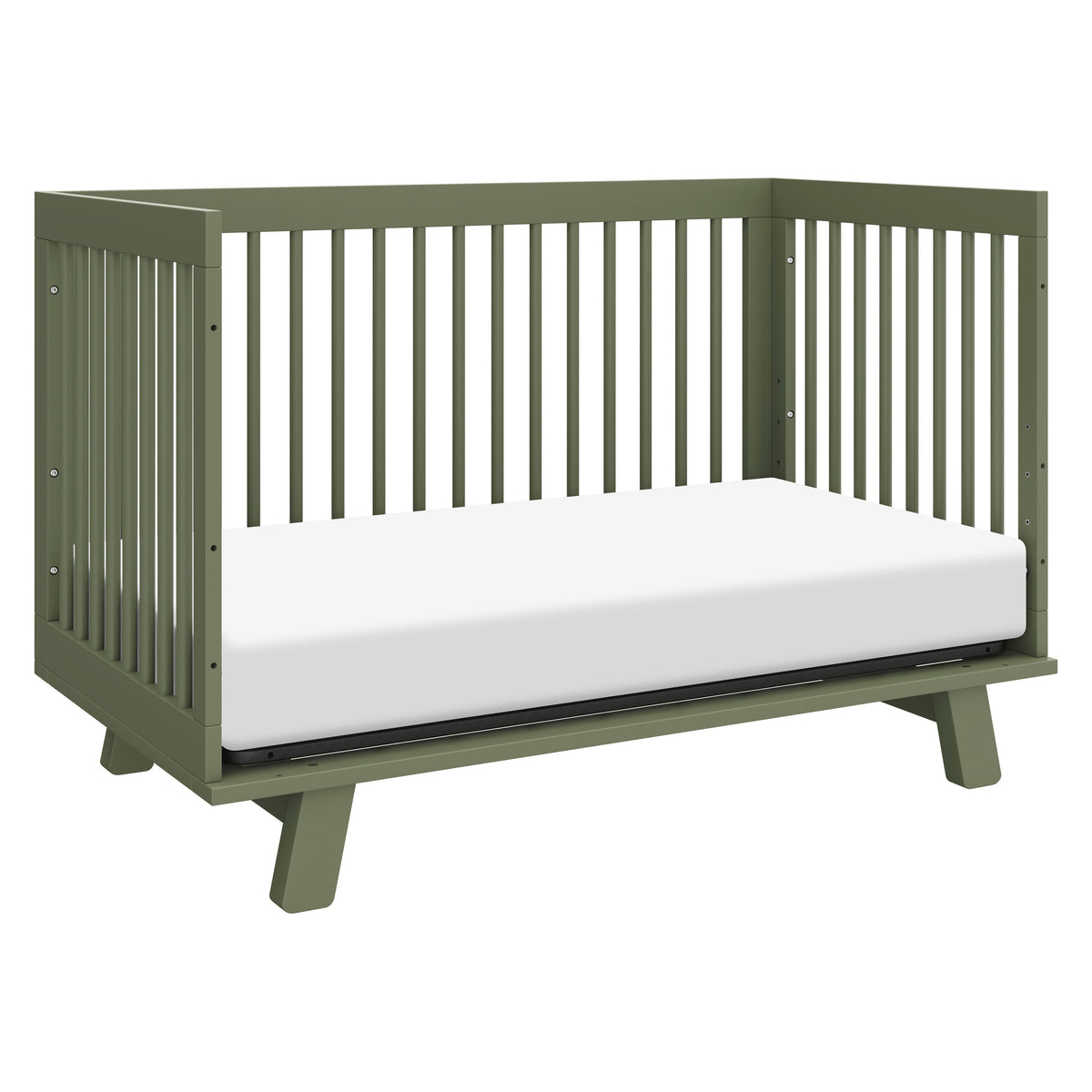 Hudson 3-in-1 Convertible Crib with Toddler Bed Conversion Kit