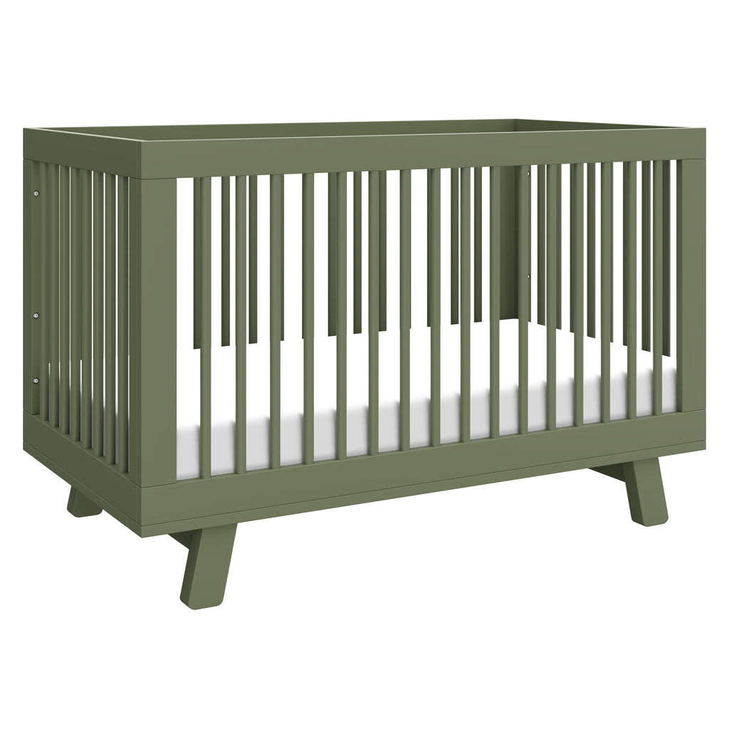 Hudson 3-in-1 Convertible Crib with Toddler Bed Conversion Kit