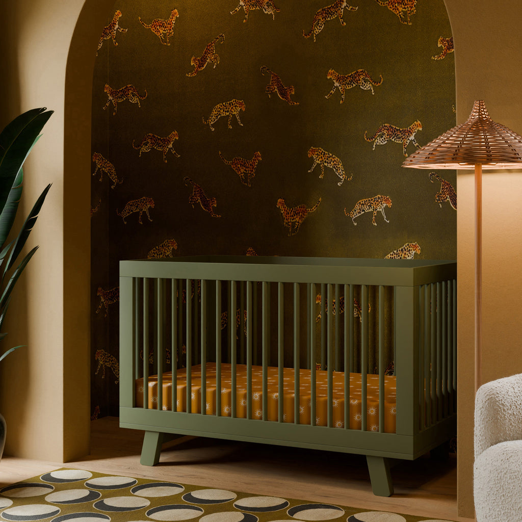 Hudson 3-in-1 Convertible Crib with Toddler Bed Conversion Kit