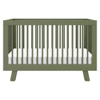 Hudson 3-in-1 Convertible Crib with Toddler Bed Conversion Kit