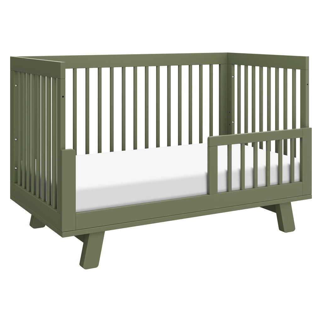 Hudson 3-in-1 Convertible Crib with Toddler Bed Conversion Kit
