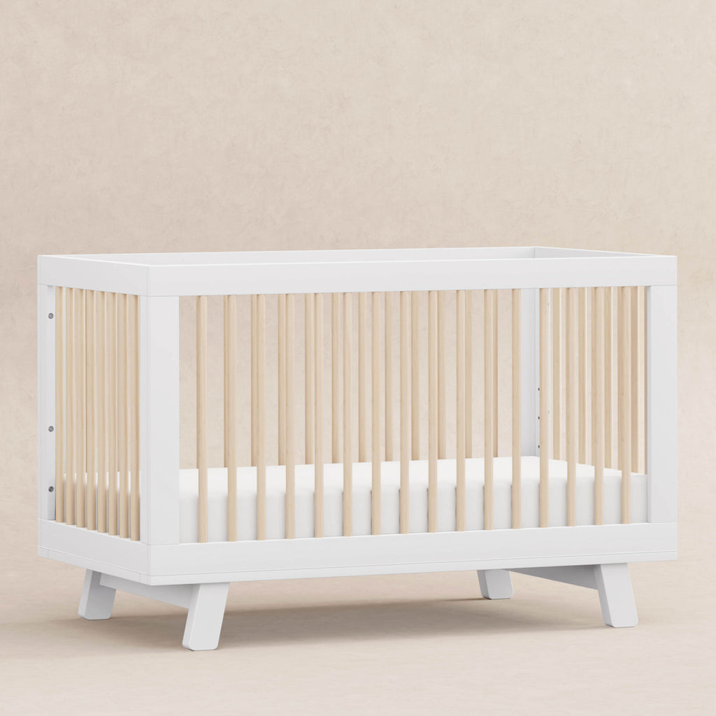 Hudson 3-in-1 Convertible Crib with Toddler Bed Conversion Kit