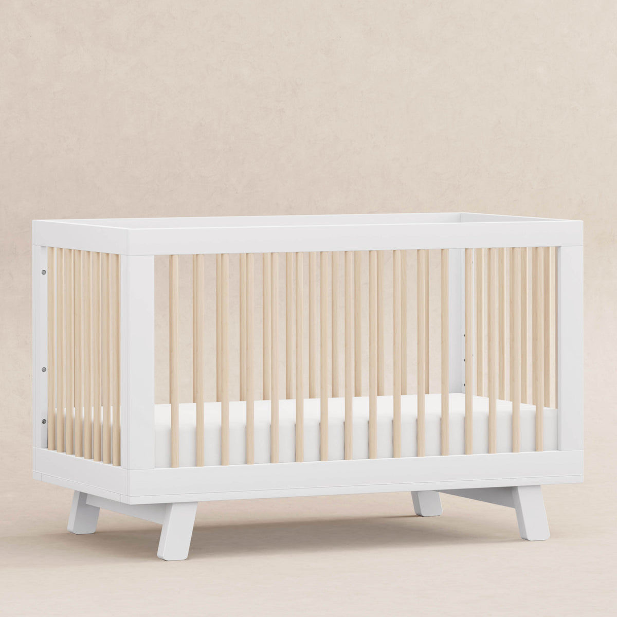 Hudson 3-in-1 Convertible Crib with Toddler Bed Conversion Kit