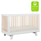 Hudson 3-in-1 Convertible Crib with Toddler Bed Conversion Kit