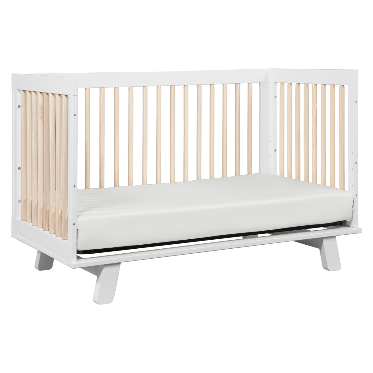 Hudson 3-in-1 Convertible Crib with Toddler Bed Conversion Kit