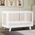 Hudson 3-in-1 Convertible Crib with Toddler Bed Conversion Kit
