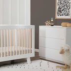 Hudson 3-in-1 Convertible Crib with Toddler Bed Conversion Kit