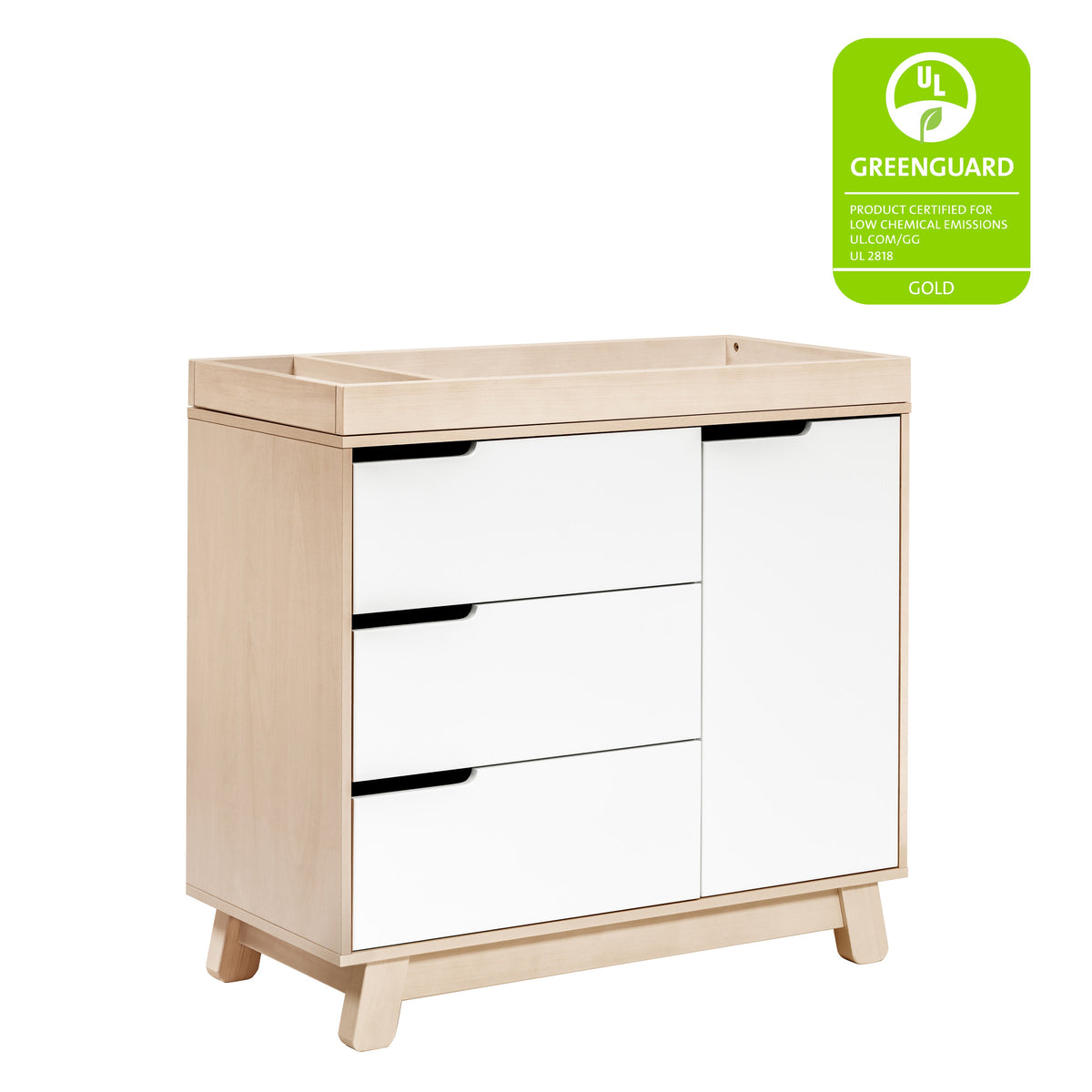 Hudson 3-Drawer Compact Changer Dresser with Removable Changing Tray (40")