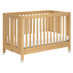 Maki Portable Folding Crib with Toddler Bed Conversion Kit
