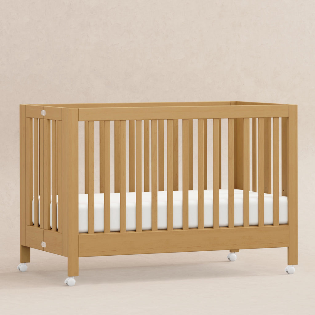 Maki Portable Folding Crib with Toddler Bed Conversion Kit