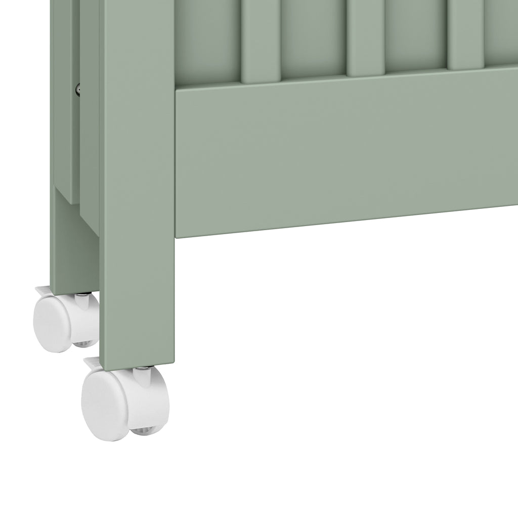 Cuna plegable portátil Maki con kit de conversión a cama para niños pequeños