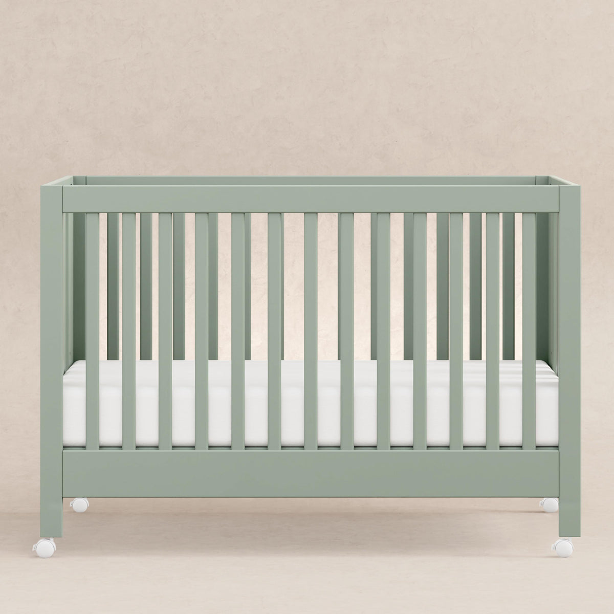 Maki Portable Folding Crib with Toddler Bed Conversion Kit
