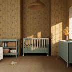 Maki Portable Folding Crib with Toddler Bed Conversion Kit