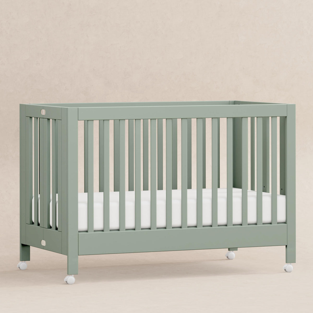 Maki Portable Folding Crib with Toddler Bed Conversion Kit