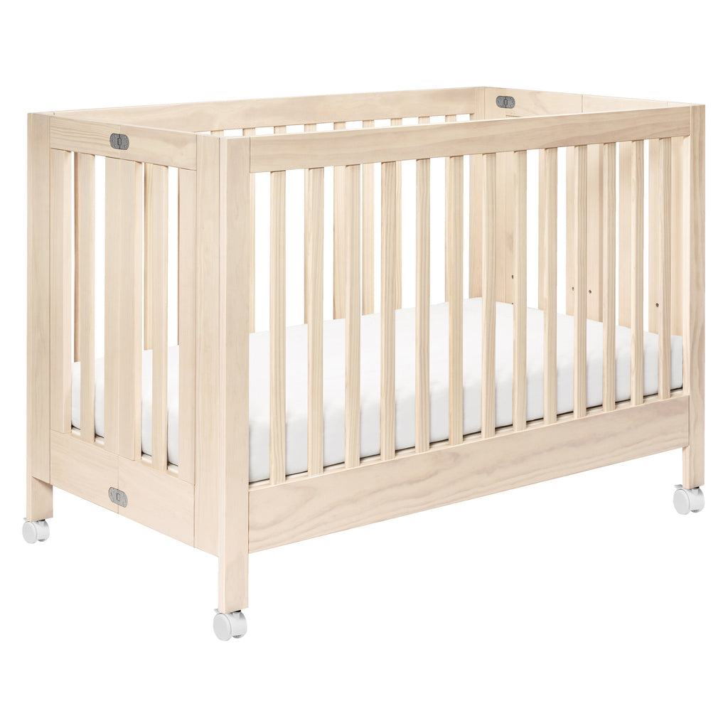 Maki Portable Folding Crib with Toddler Bed Conversion Kit