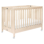 Maki Portable Folding Crib with Toddler Bed Conversion Kit