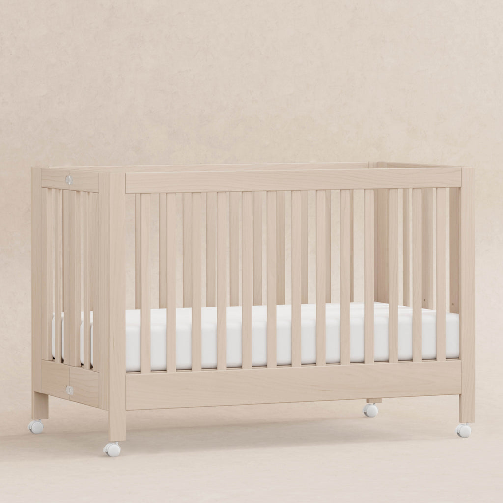 Maki Portable Folding Crib with Toddler Bed Conversion Kit