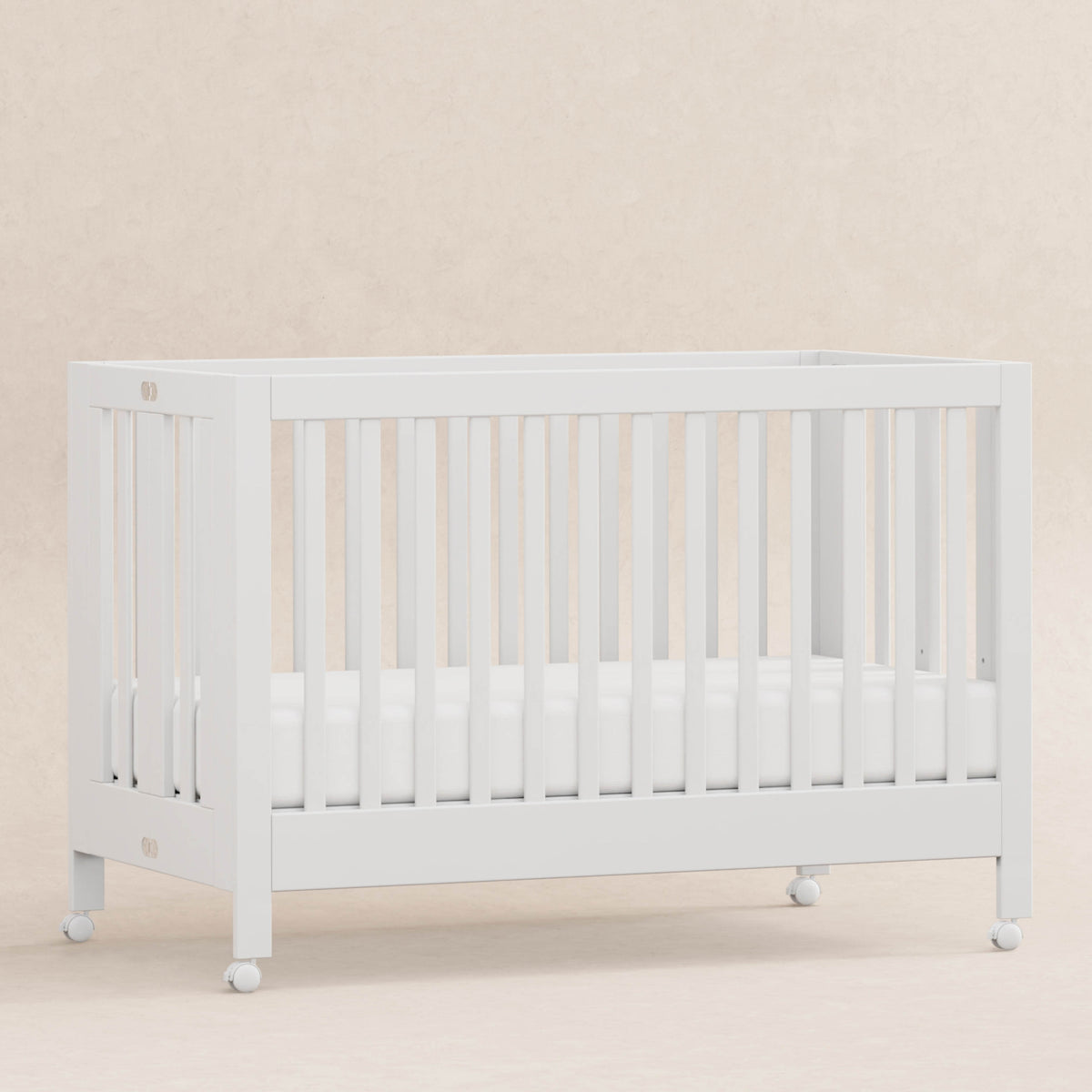 Maki Portable Folding Crib with Toddler Bed Conversion Kit