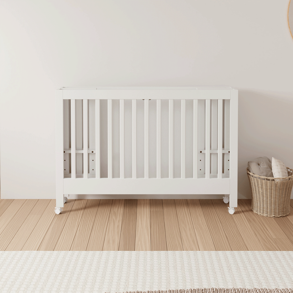 Maki Portable Folding Crib with Toddler Bed Conversion Kit
