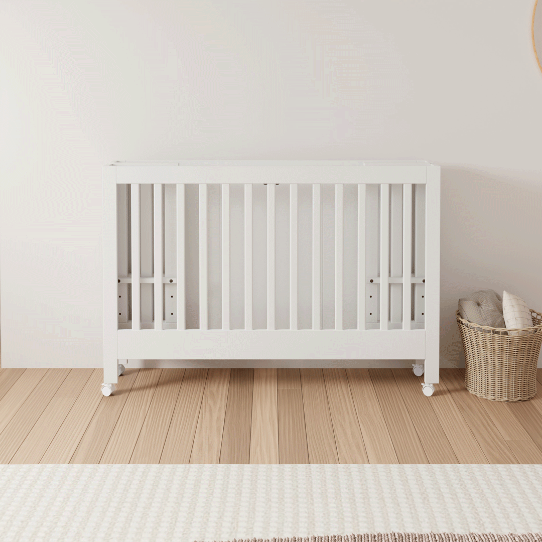 Maki Portable Folding Crib with Toddler Bed Conversion Kit