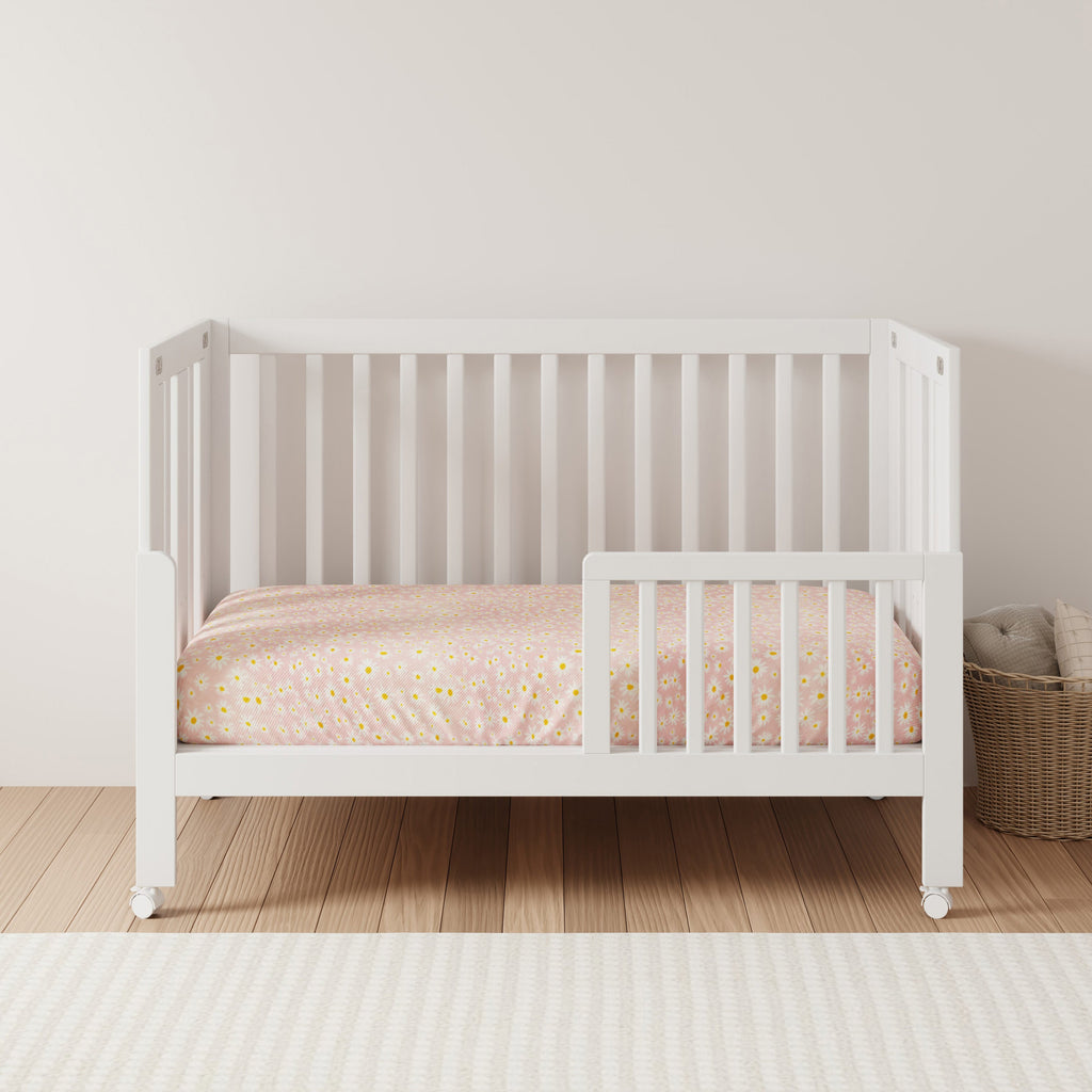 Maki Portable Folding Crib with Toddler Bed Conversion Kit