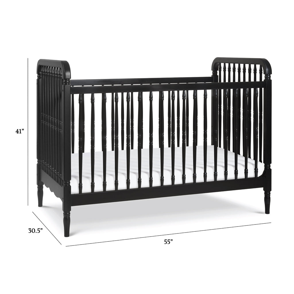 Liberty 3-in-1 Convertible Spindle Crib with Toddler Bed Conversion Kit
