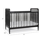 Liberty 3-in-1 Convertible Spindle Crib with Toddler Bed Conversion Kit