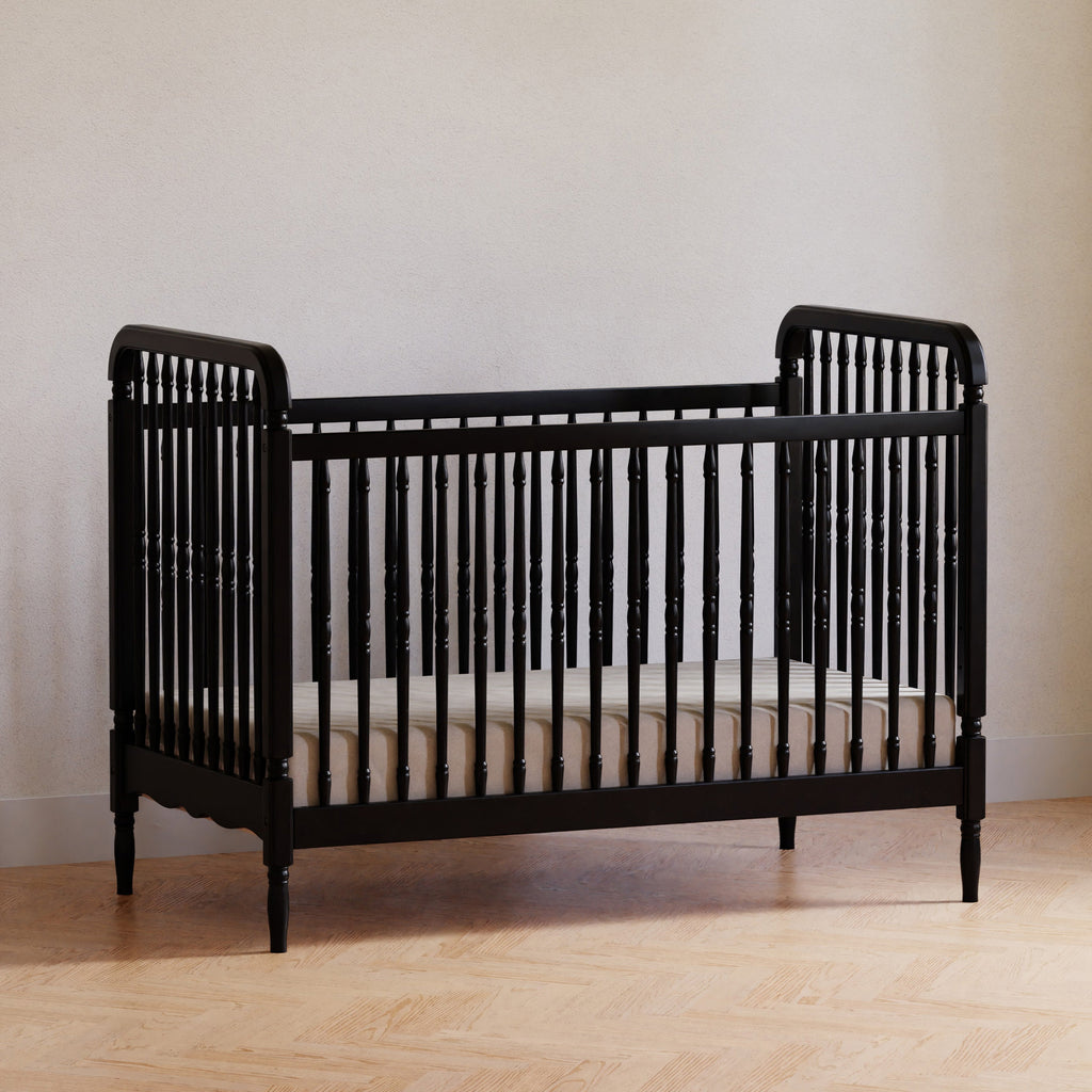 Liberty 3-in-1 Convertible Spindle Crib with Toddler Bed Conversion Kit