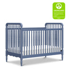 Liberty 3-in-1 Convertible Spindle Crib with Toddler Bed Conversion Kit