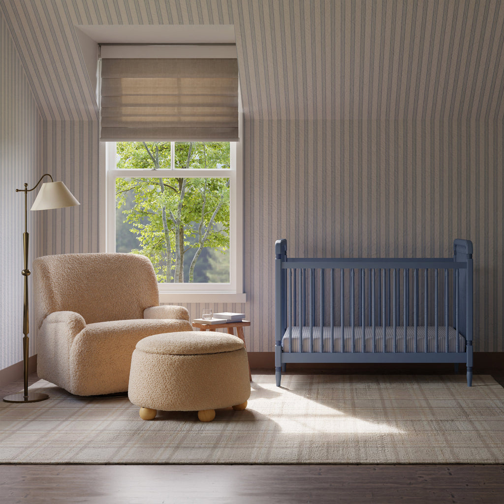Liberty 3-in-1 Convertible Spindle Crib with Toddler Bed Conversion Kit