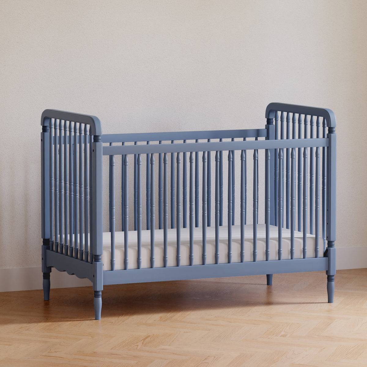 Liberty 3-in-1 Convertible Spindle Crib with Toddler Bed Conversion Kit