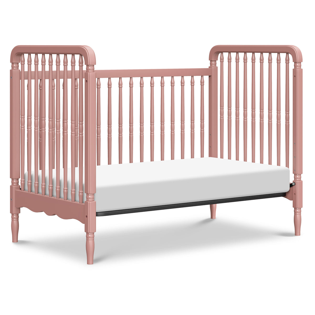 Liberty 3-in-1 Convertible Spindle Crib with Toddler Bed Conversion Kit