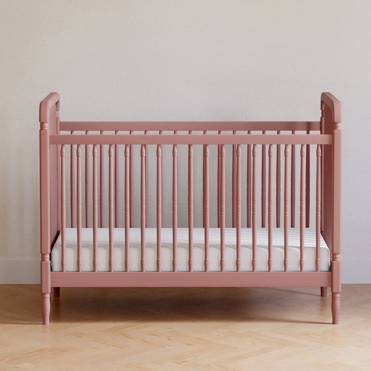 Liberty 3-in-1 Convertible Spindle Crib with Toddler Bed Conversion Kit