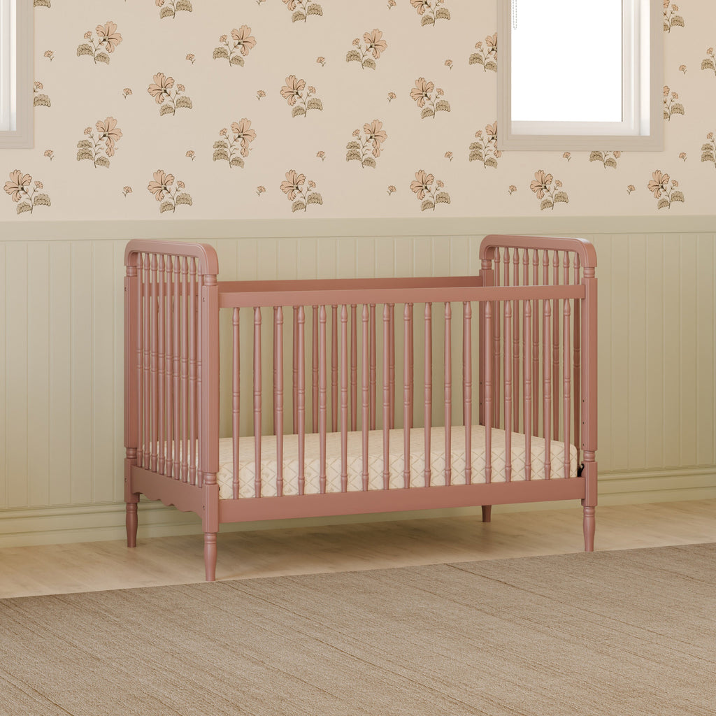 Liberty 3-in-1 Convertible Spindle Crib with Toddler Bed Conversion Kit