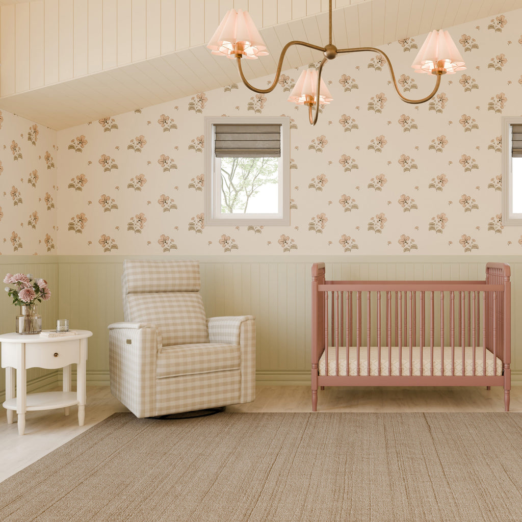 Liberty 3-in-1 Convertible Spindle Crib with Toddler Bed Conversion Kit