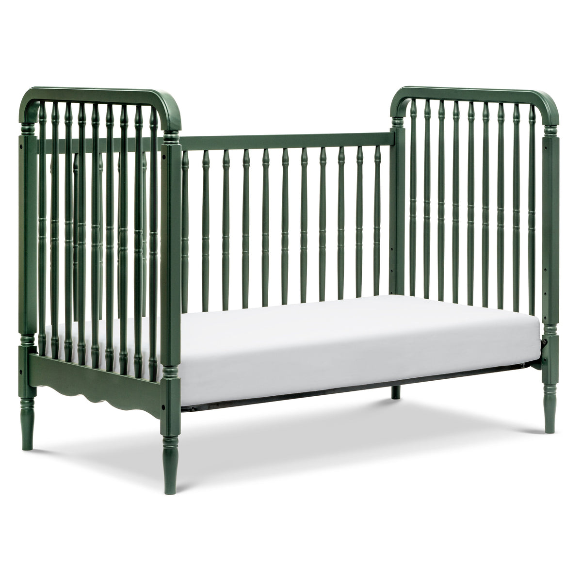 Liberty 3-in-1 Convertible Spindle Crib with Toddler Bed Conversion Kit