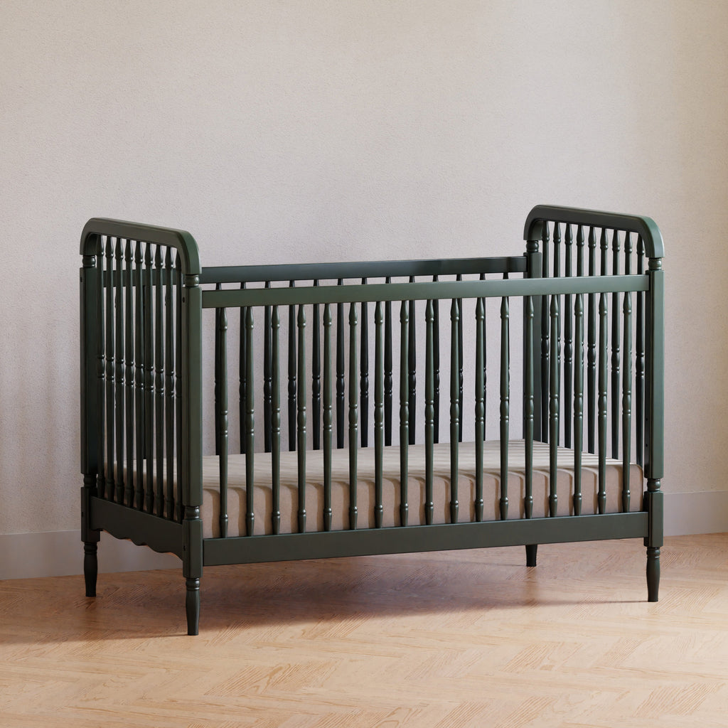 Liberty 3-in-1 Convertible Spindle Crib with Toddler Bed Conversion Kit